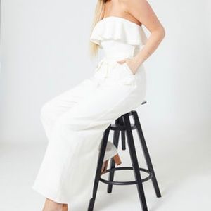 Altar’d State Ivory Oriana Jumpsuit